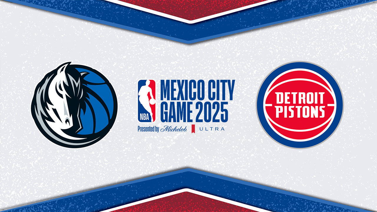 Detroit Pistons vs Dallas Mavericks poster