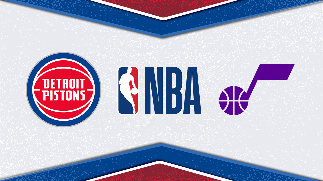 Detroit Pistons vs Utah Jazz poster