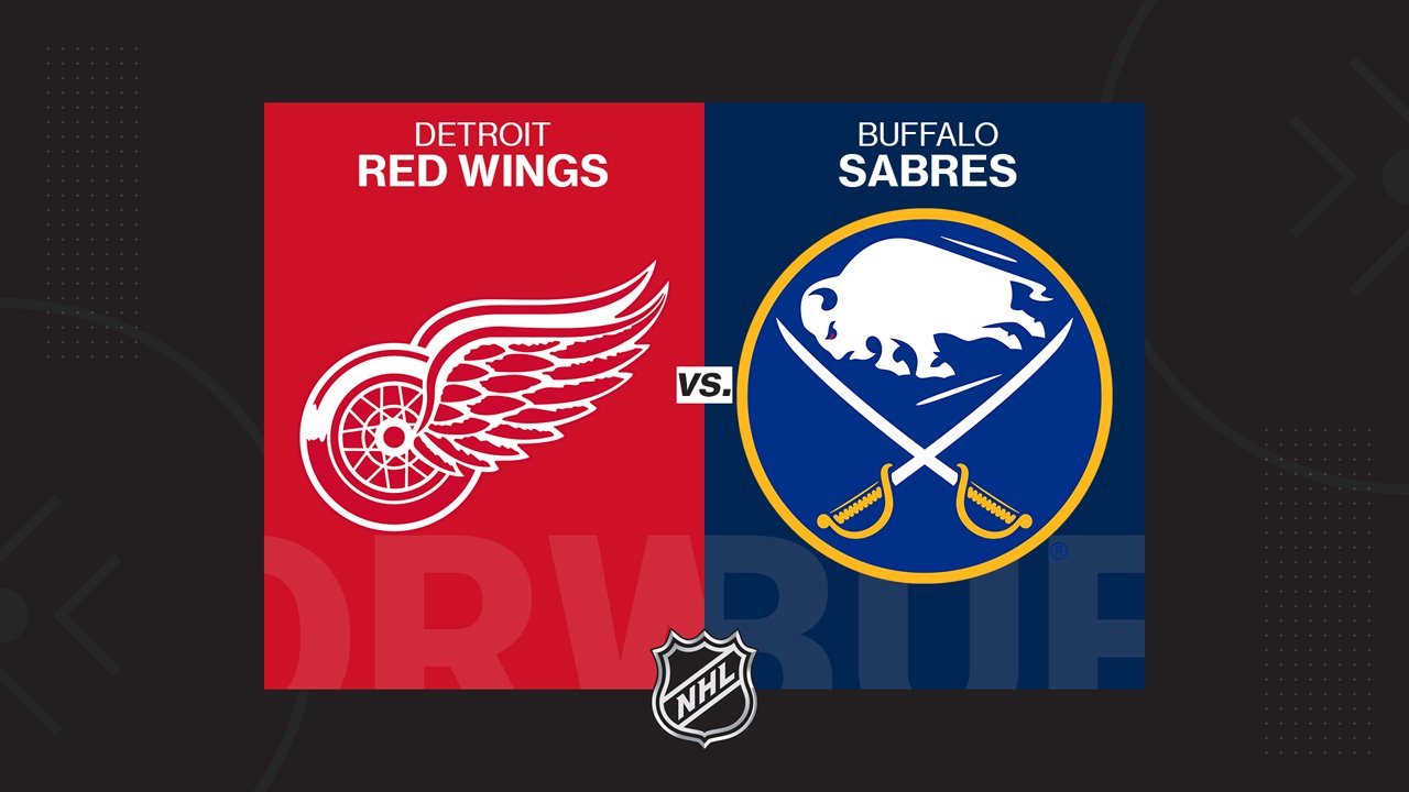 Detroit Red Wings vs Buffalo Sabres poster Detroit Red Wings vs Buffalo Sabres poster