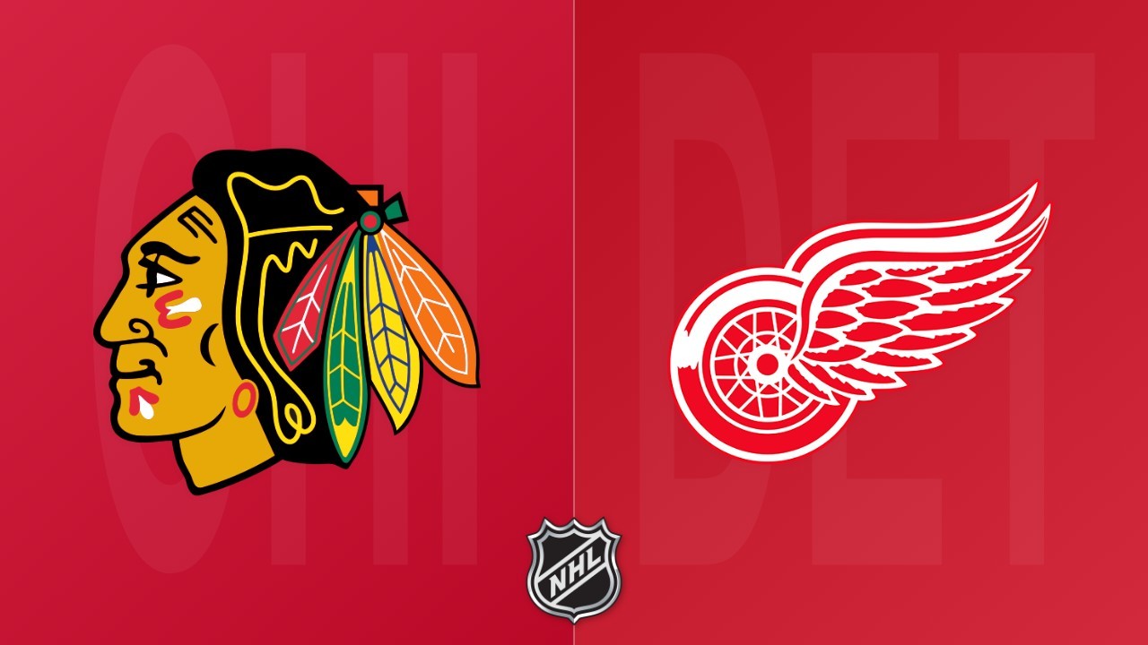 Detroit Red Wings vs Chicago Blackhawks poster