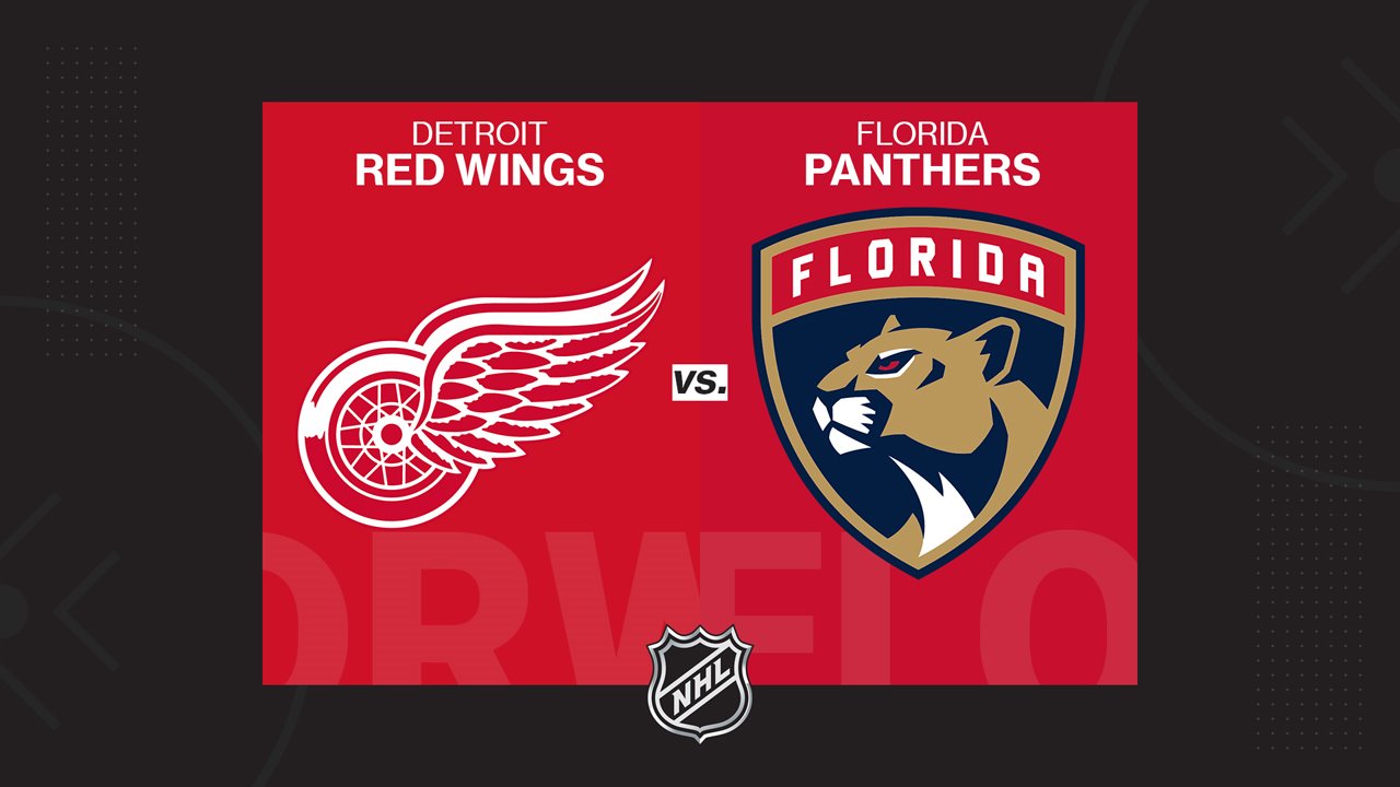 Detroit Red Wings vs Florida Panthers poster
