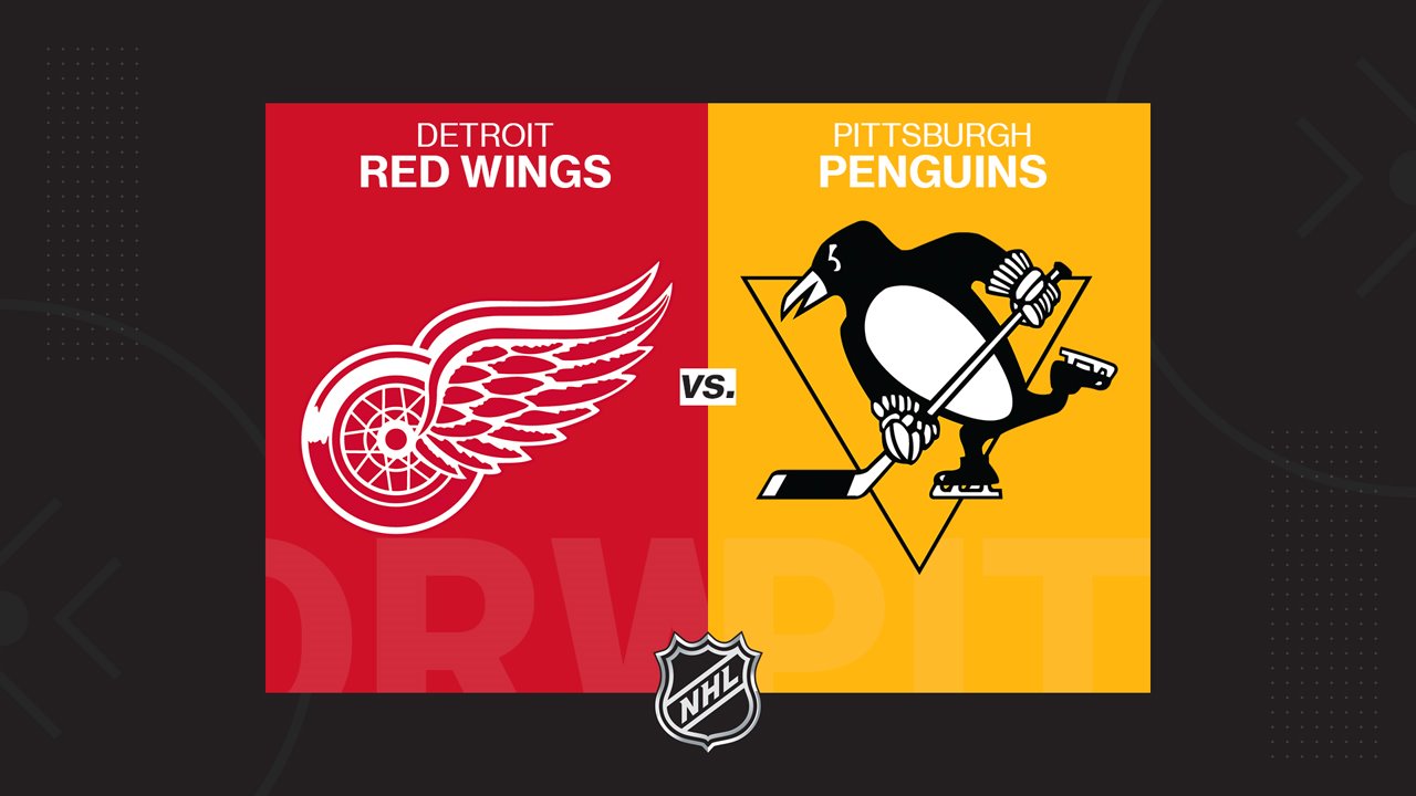 Detroit Red Wings vs Pittsburgh Penguins poster