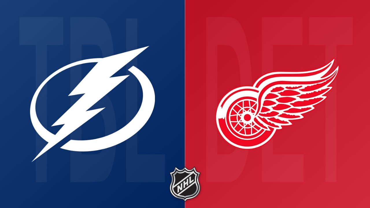 Detroit Red Wings vs Tampa Bay Lightning poster Detroit Red Wings vs Tampa Bay Lightning poster