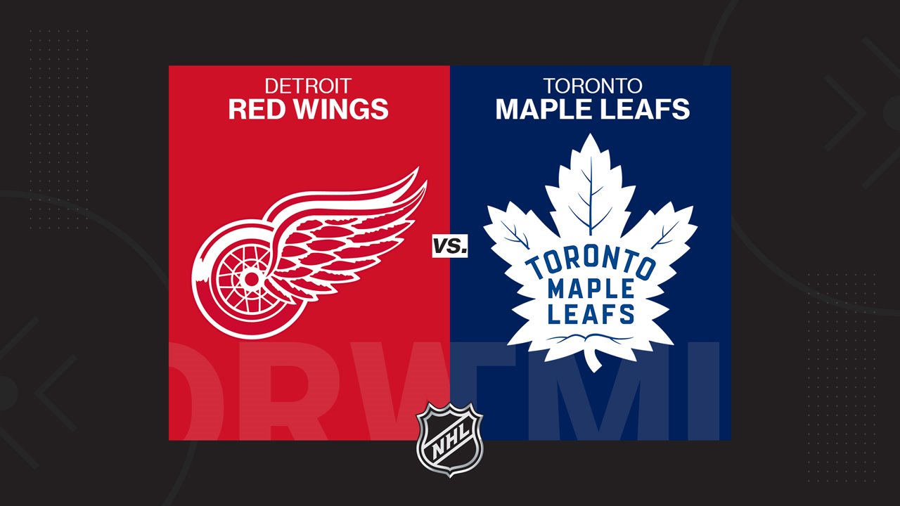 Detroit Red Wings vs Toronto Maple Leafs poster