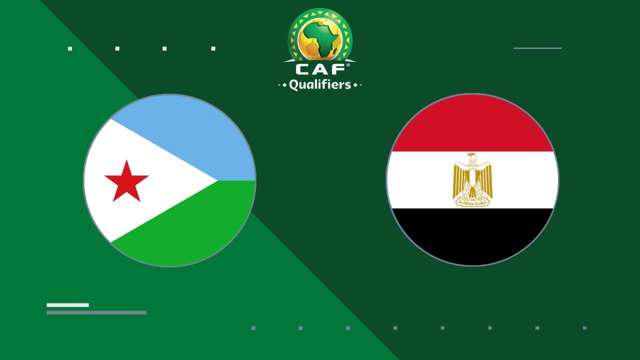 Djibouti vs Egypt poster Djibouti vs Egypt poster