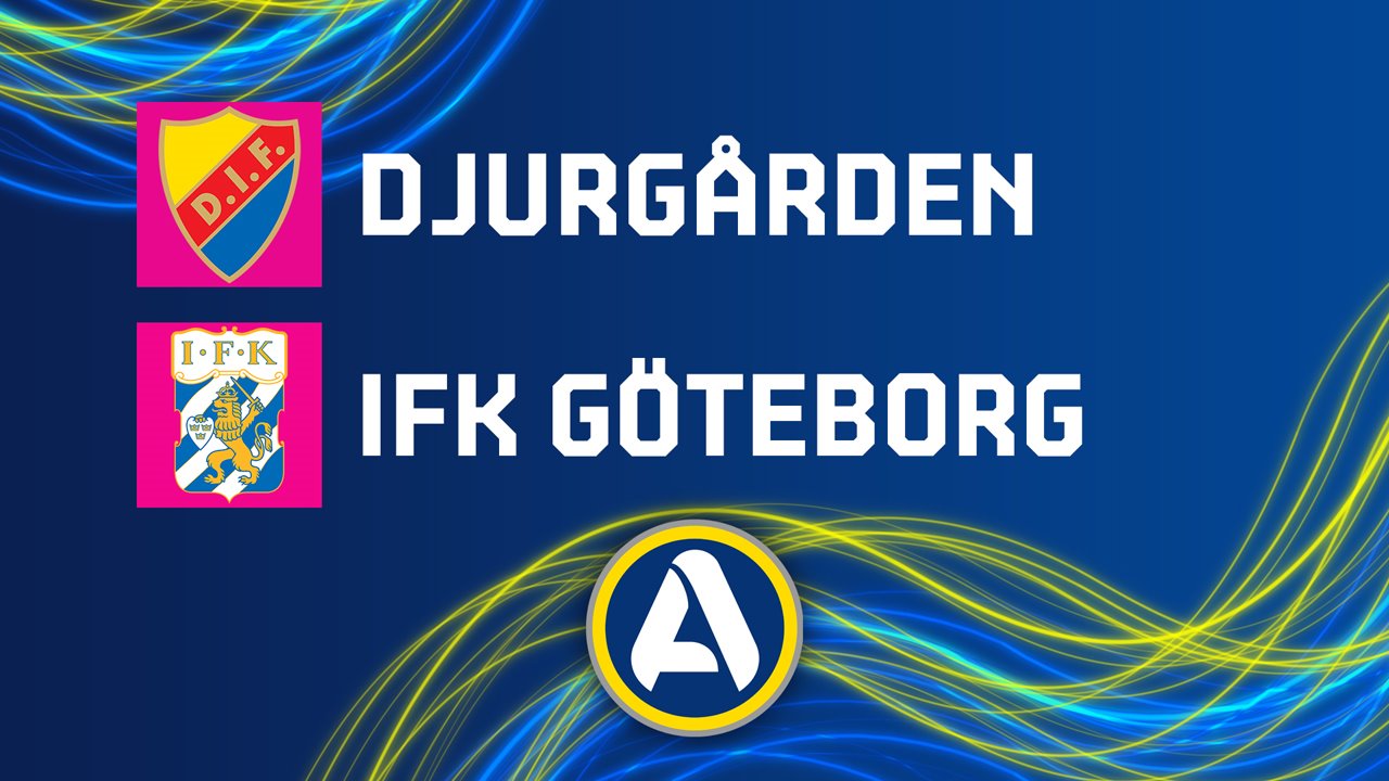 Djurgaarden vs IFK Gothenburg poster