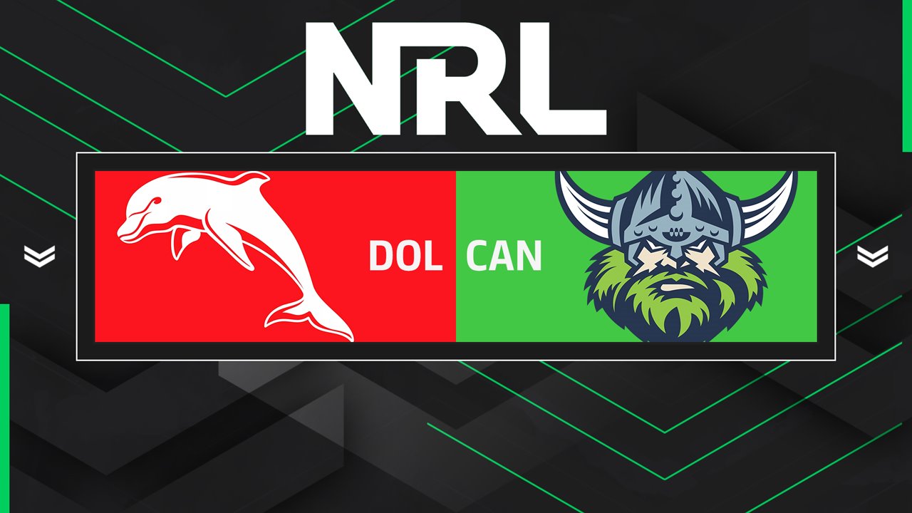 Dolphins vs Canberra Raiders poster