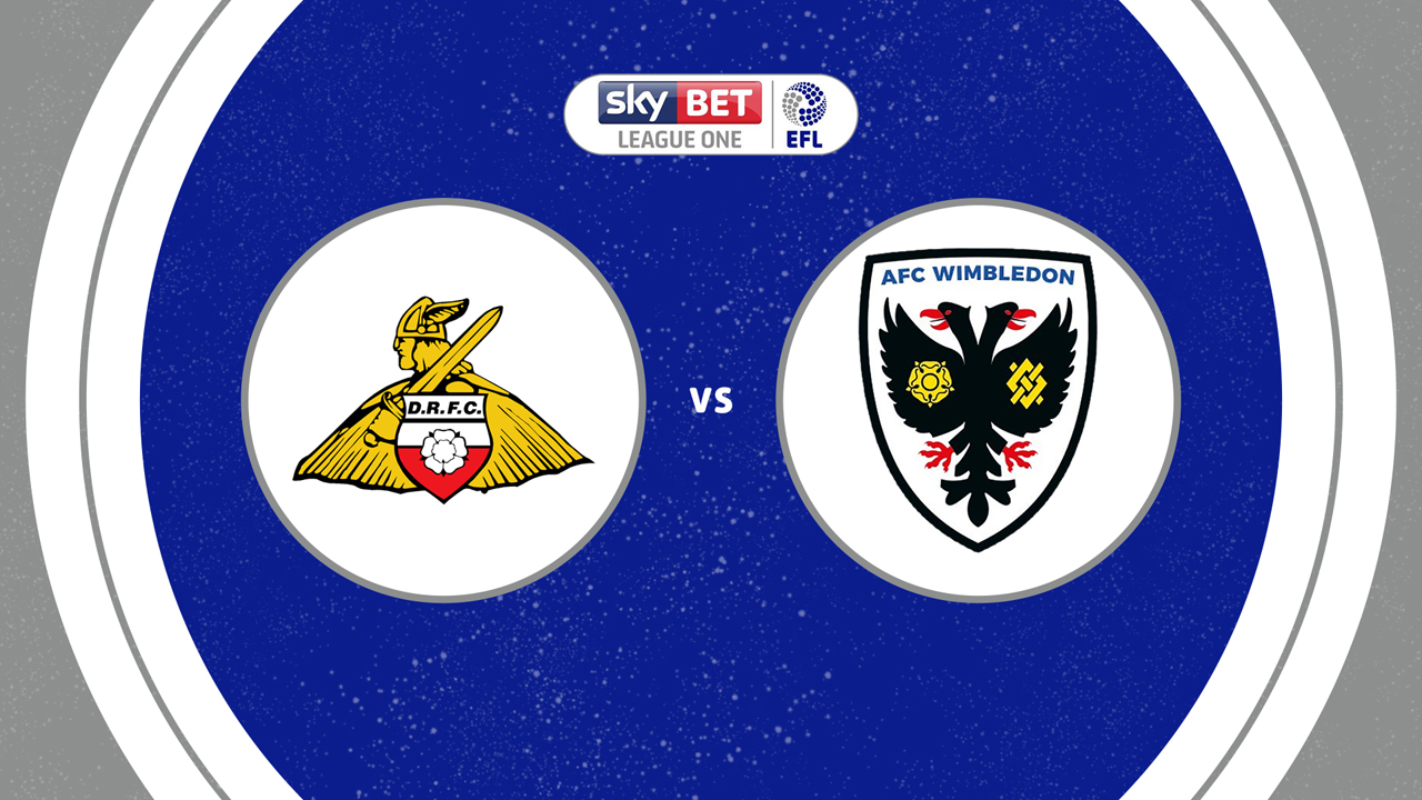 Doncaster Rovers vs AFC Wimbledon poster