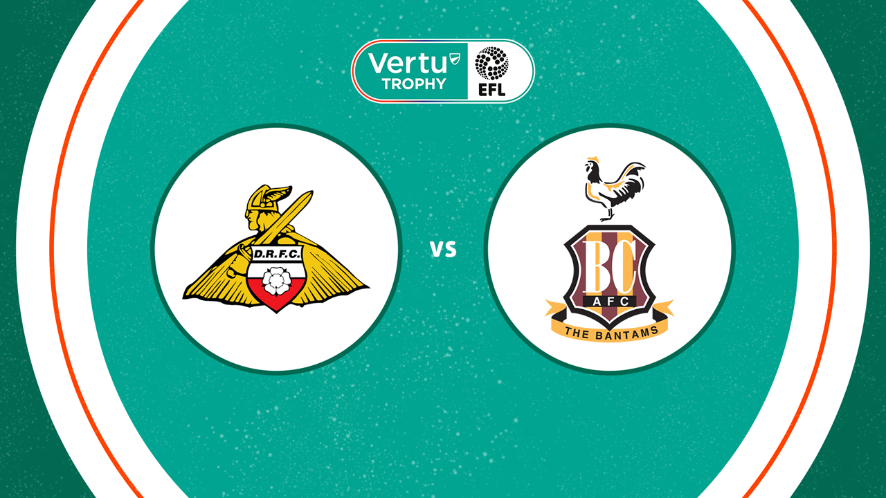 Doncaster Rovers vs Bradford City poster