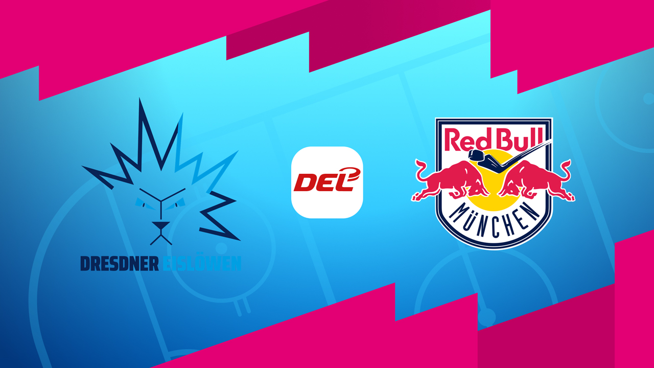 Dresdner Eislowen vs EHC Red Bull München poster Dresdner Eislowen vs EHC Red Bull München poster