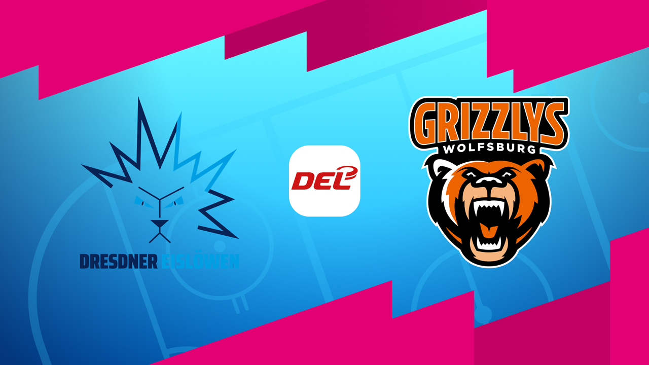 Dresdner Eislowen vs Grizzlys Wolfsburg poster Dresdner Eislowen vs Grizzlys Wolfsburg poster