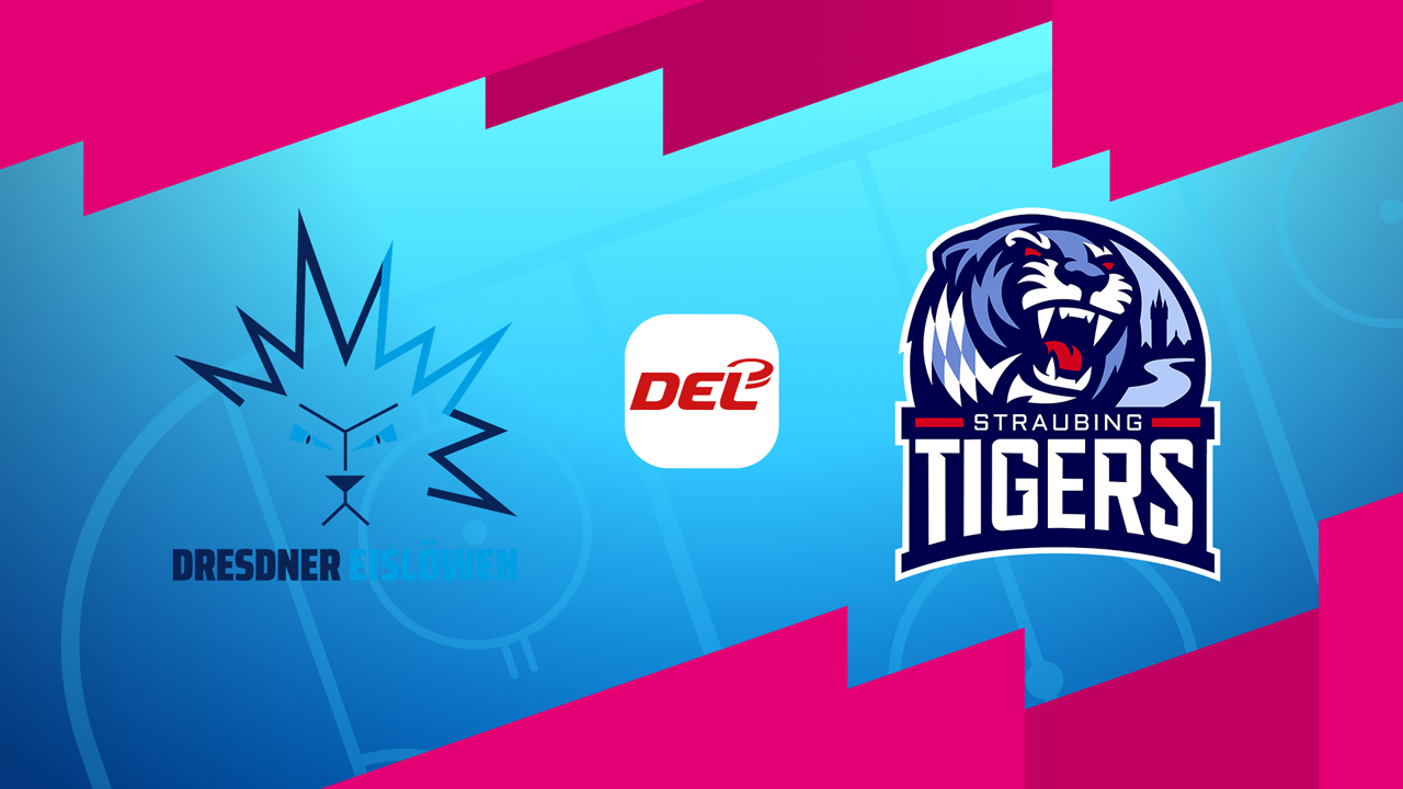 Dresdner Eislowen vs Straubing Tigers poster