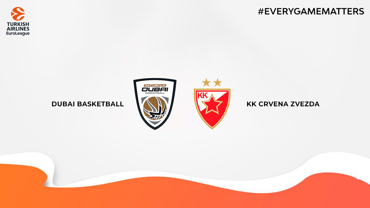 Dubai Basketball vs KK Crvena zvezda poster