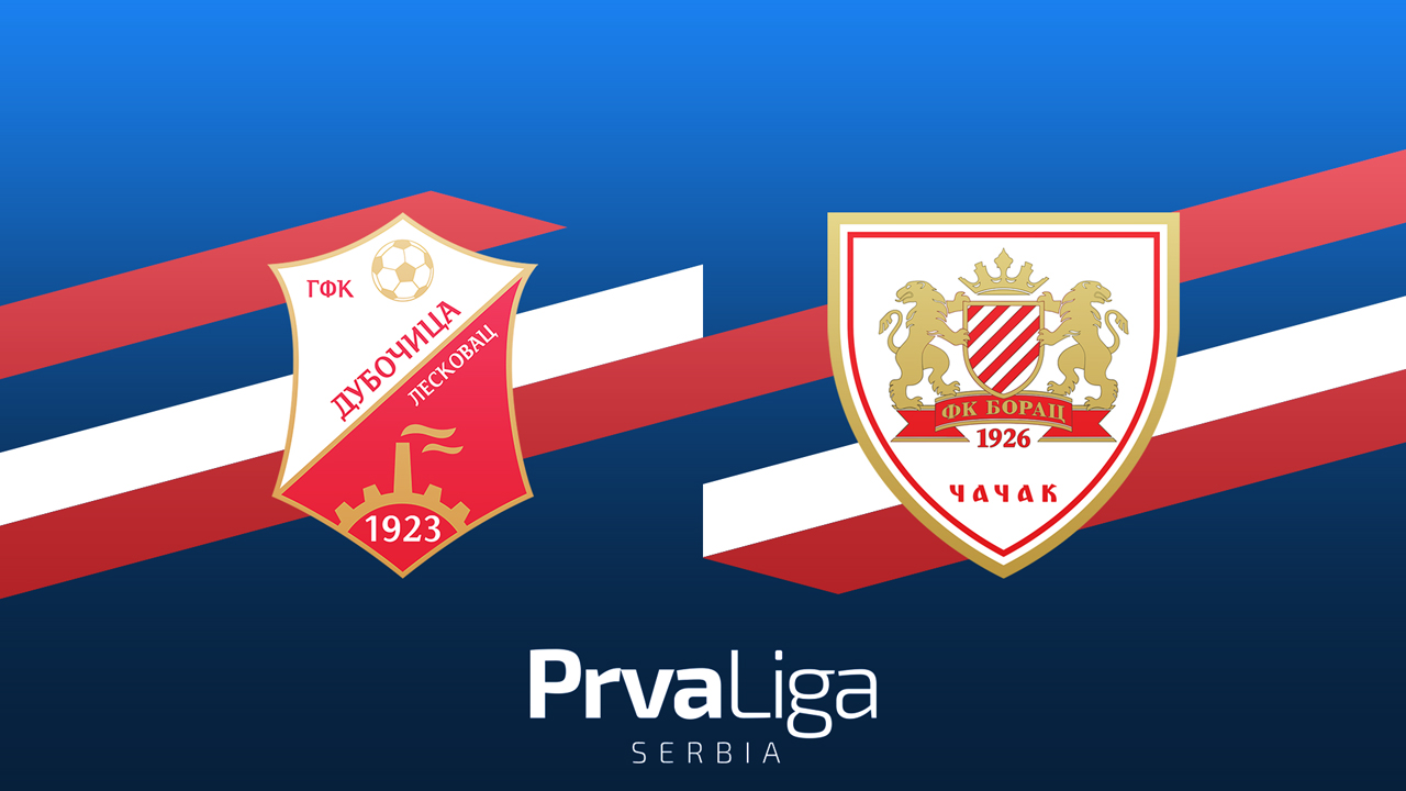Dubočica vs Borac 1926 Čačak poster