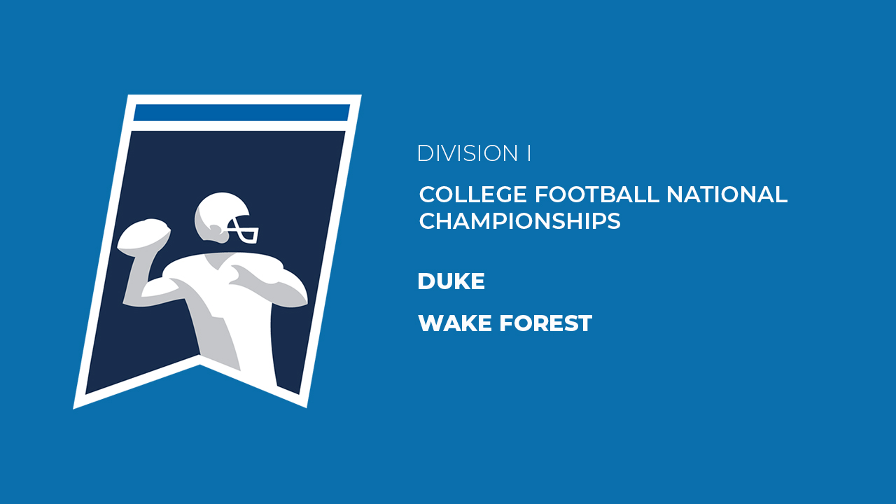 Duke vs Wake Forest poster