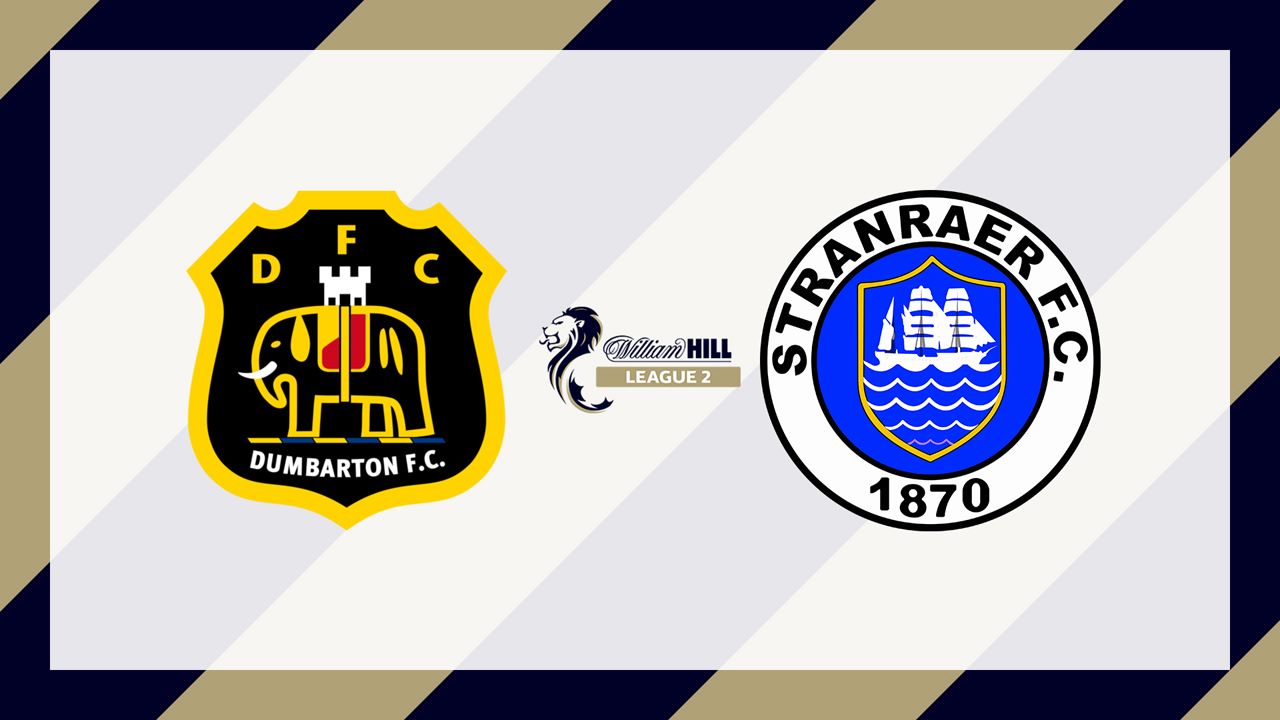 Dumbarton vs Stranraer poster Dumbarton vs Stranraer poster
