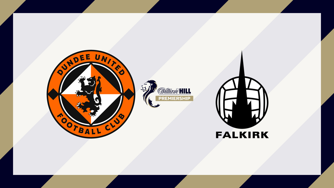 Dundee United vs Falkirk poster Dundee United vs Falkirk poster