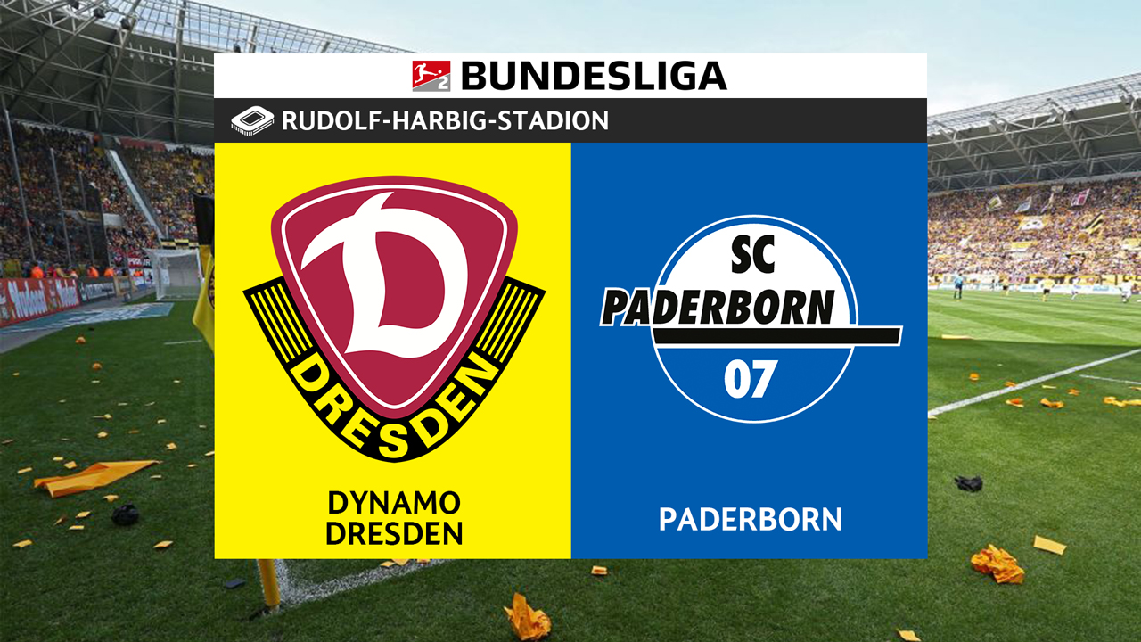 Dynamo Dresden vs Paderborn poster