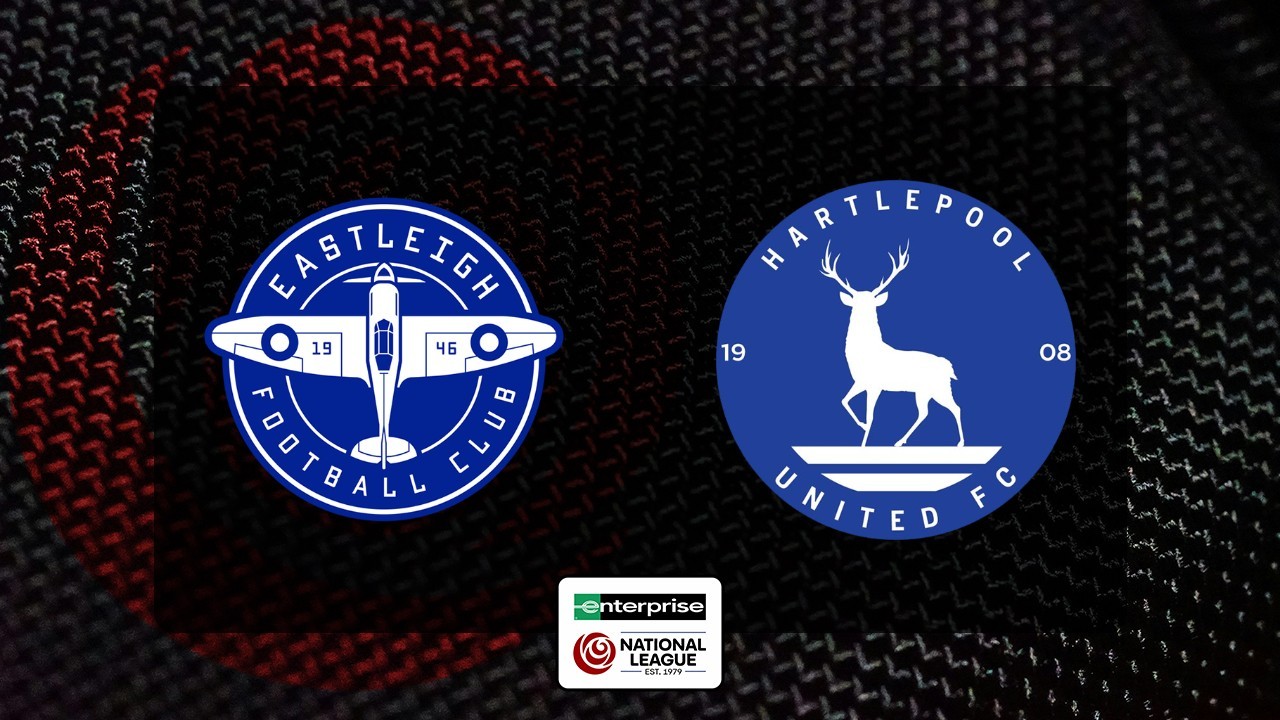 Eastleigh vs Hartlepool United poster