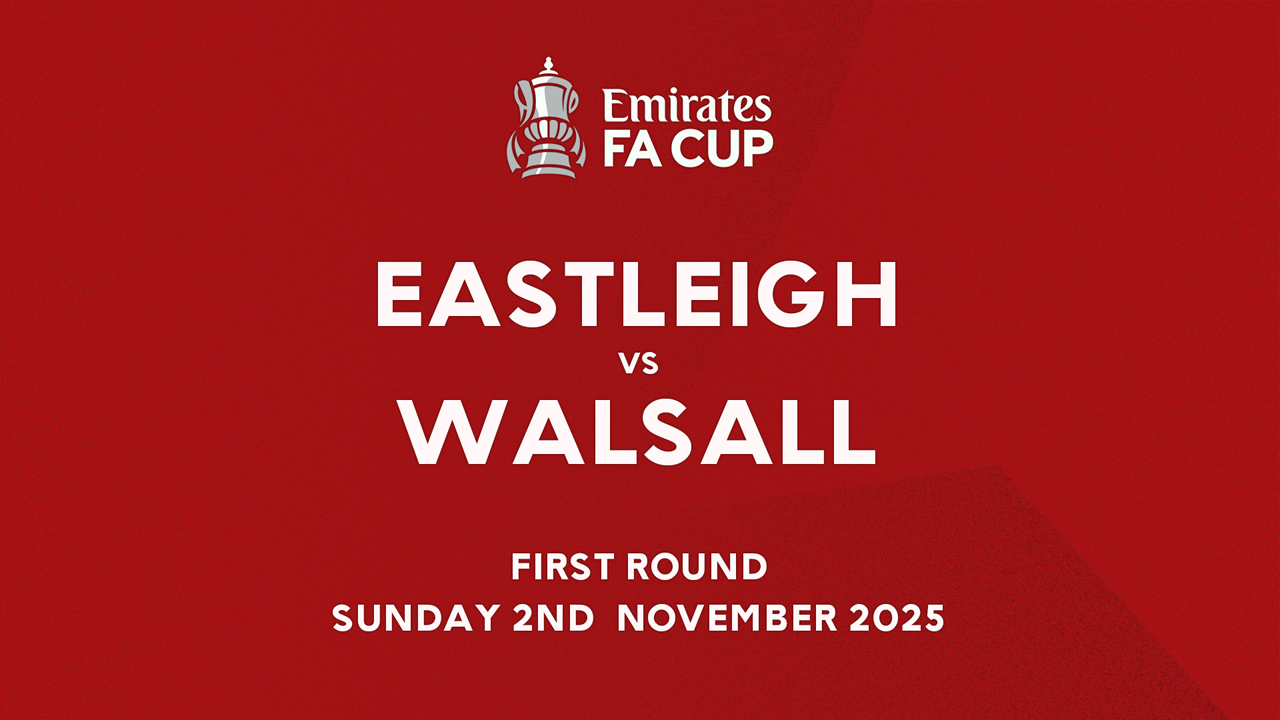 Eastleigh vs Walsall poster