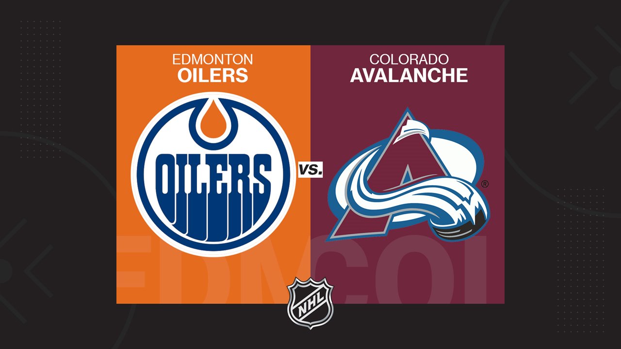 Edmonton Oilers vs Colorado Avalanche poster