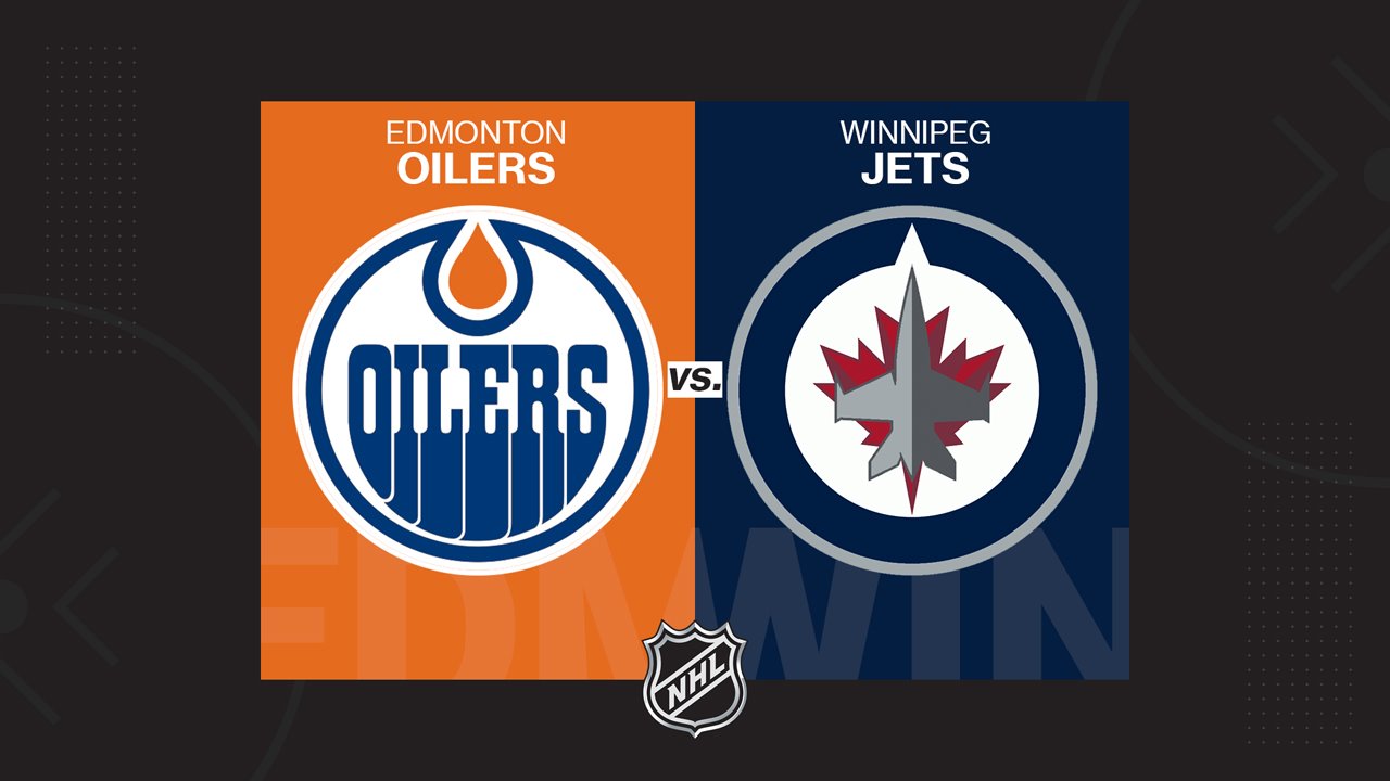 Edmonton Oilers vs Winnipeg Jets poster