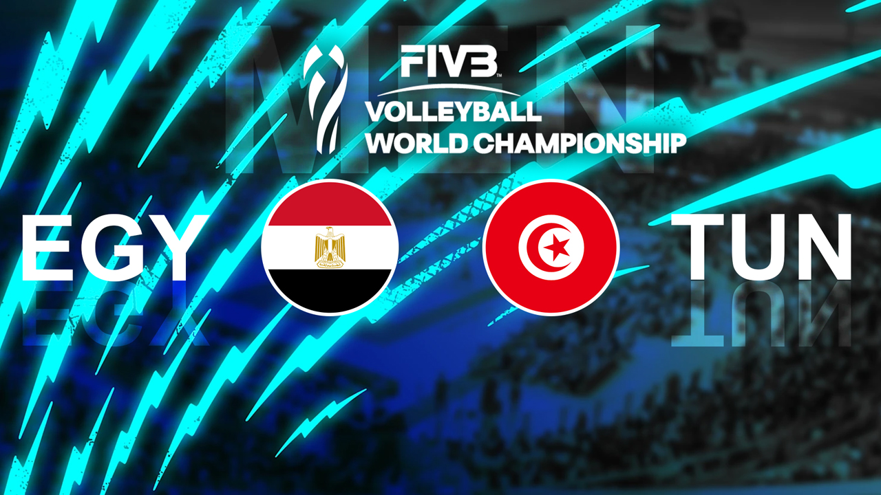 Egypt Volleyball vs Tunisia Volleyball poster