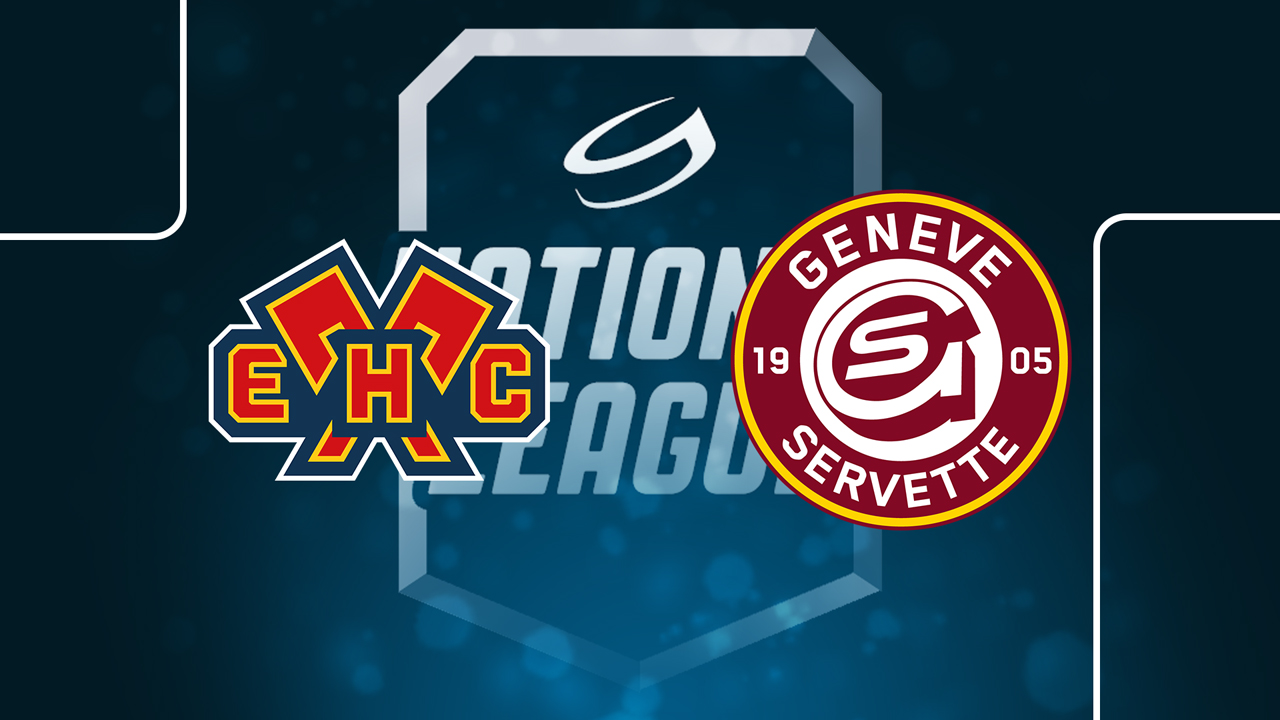EHC Biel-Bienne vs Genève-Servette HC poster EHC Biel-Bienne vs Genève-Servette HC poster