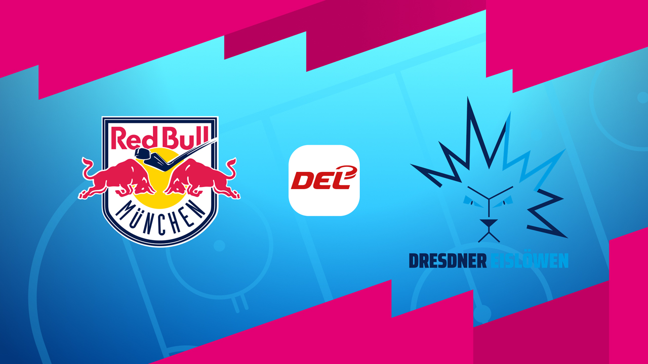EHC Red Bull München vs Dresdner Eislowen poster EHC Red Bull München vs Dresdner Eislowen poster