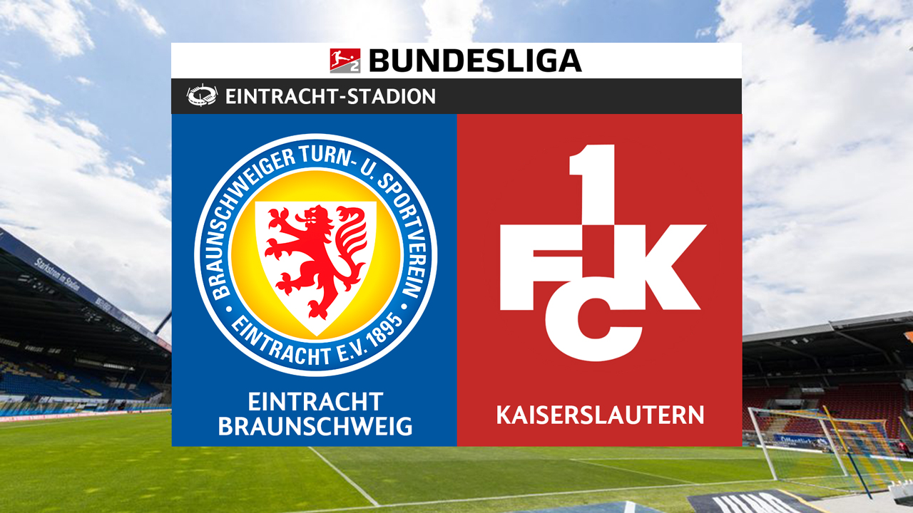 Eintracht Braunschweig vs Kaiserslautern poster