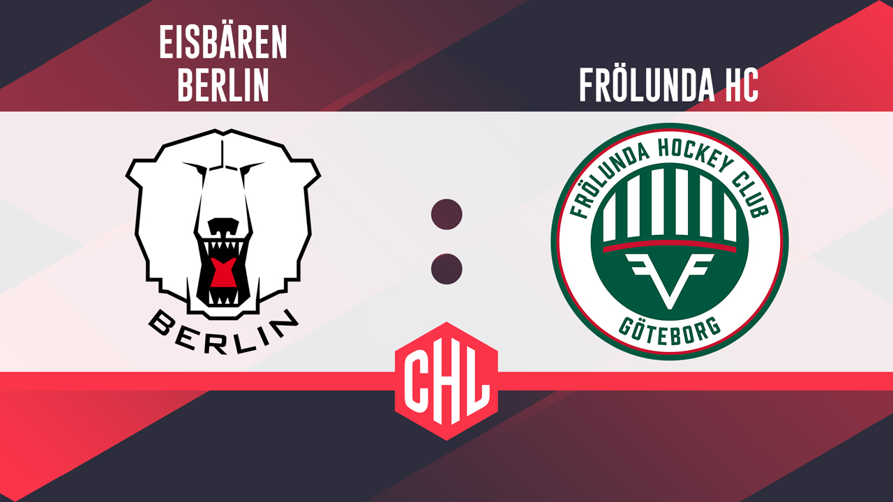 Eisbären Berlin vs Frölunda HC poster Eisbären Berlin vs Frölunda HC poster