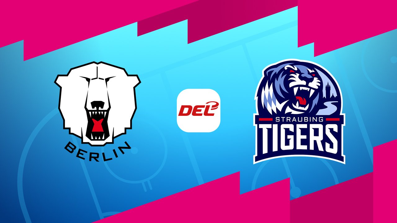Eisbären Berlin vs Straubing Tigers poster