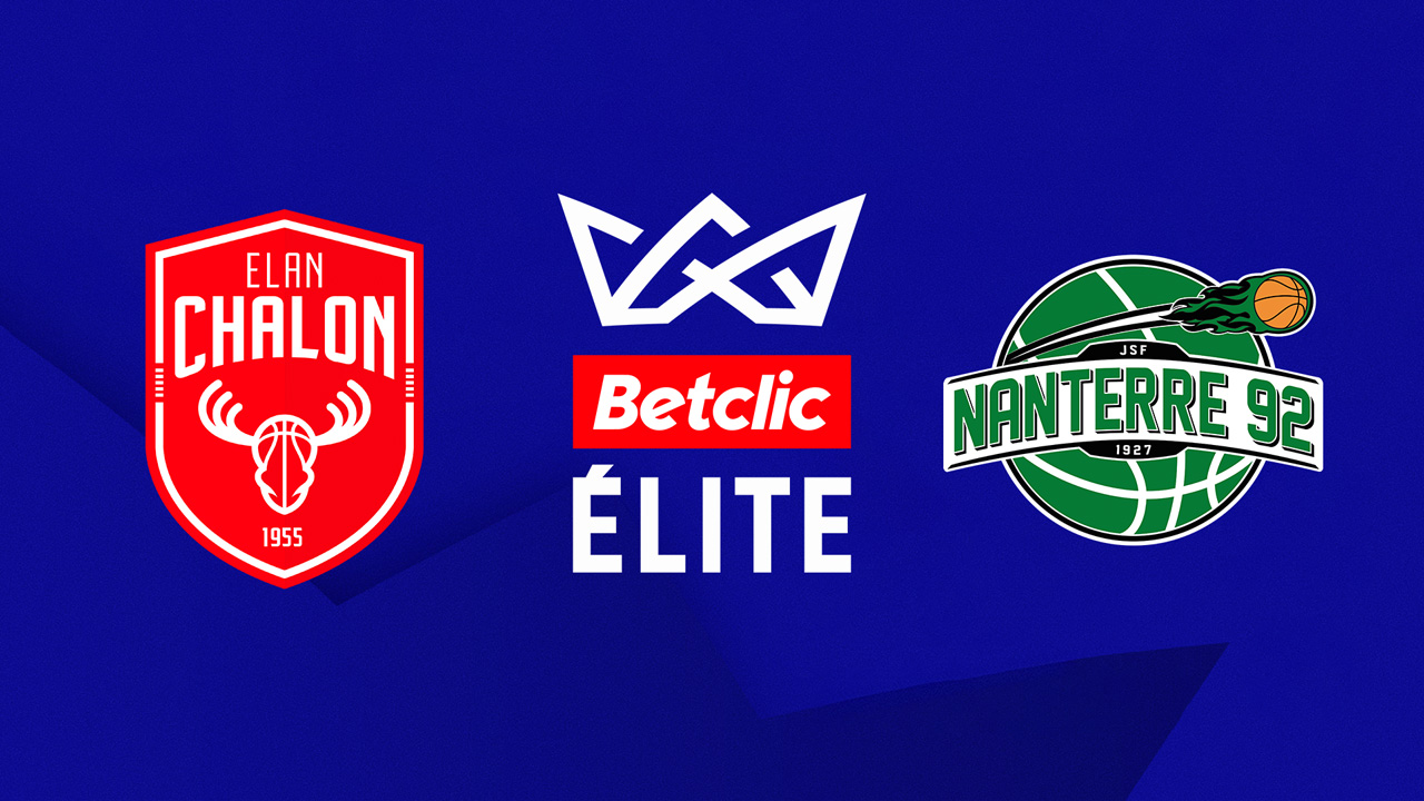 Élan Chalon vs Nanterre poster Élan Chalon vs Nanterre poster