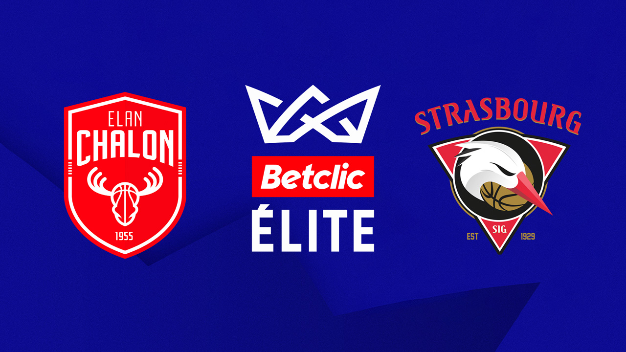 Élan Chalon vs Strasbourg poster Élan Chalon vs Strasbourg poster