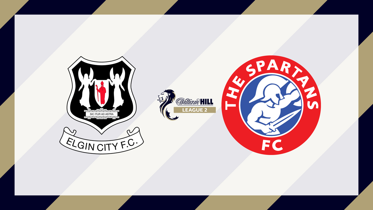 Elgin City vs The Spartans poster Elgin City vs The Spartans poster
