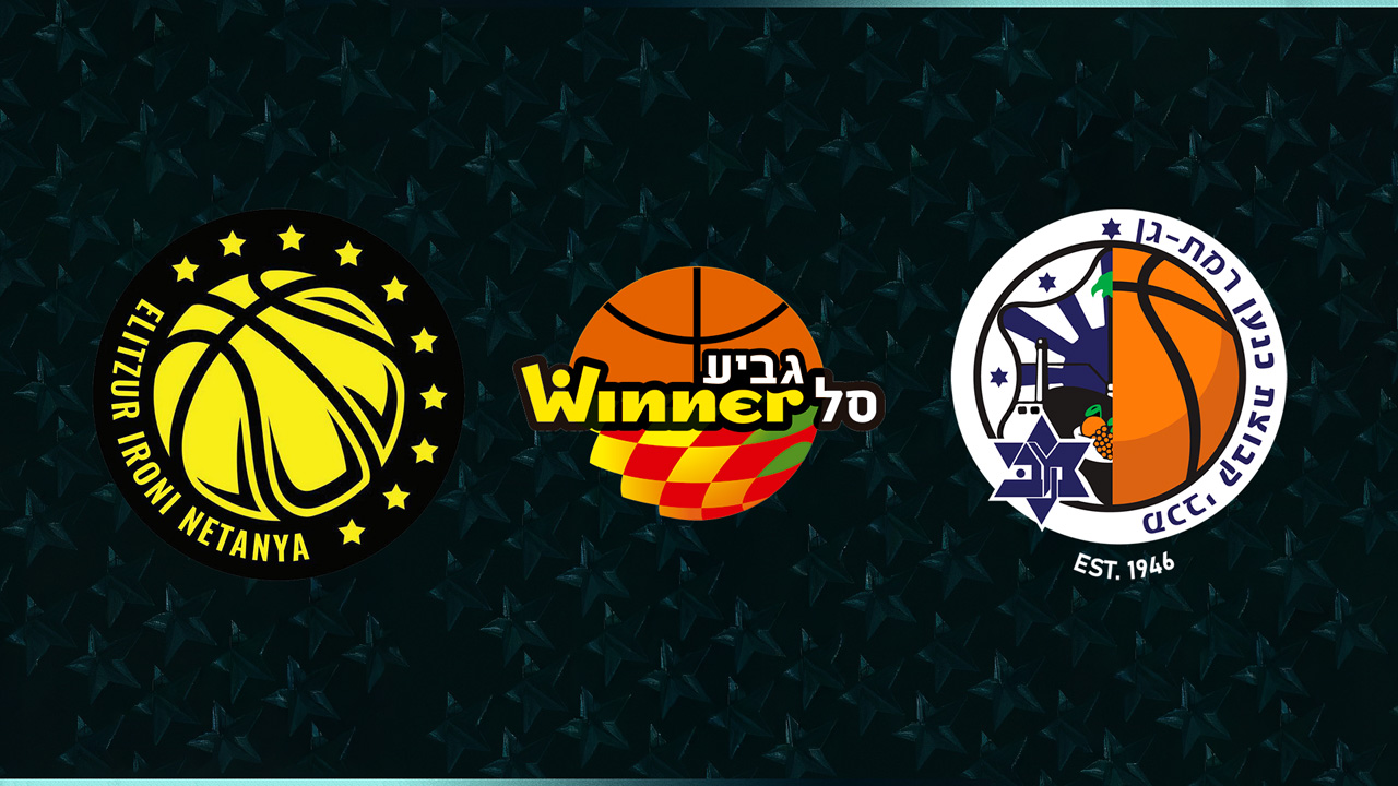 Elitzur Netanya B.C. vs Maccabi Ironi Ramat Gan poster