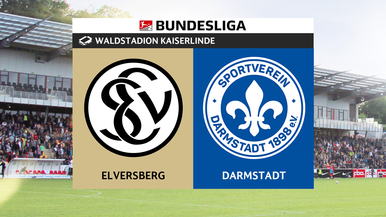 Elversberg vs Darmstadt poster