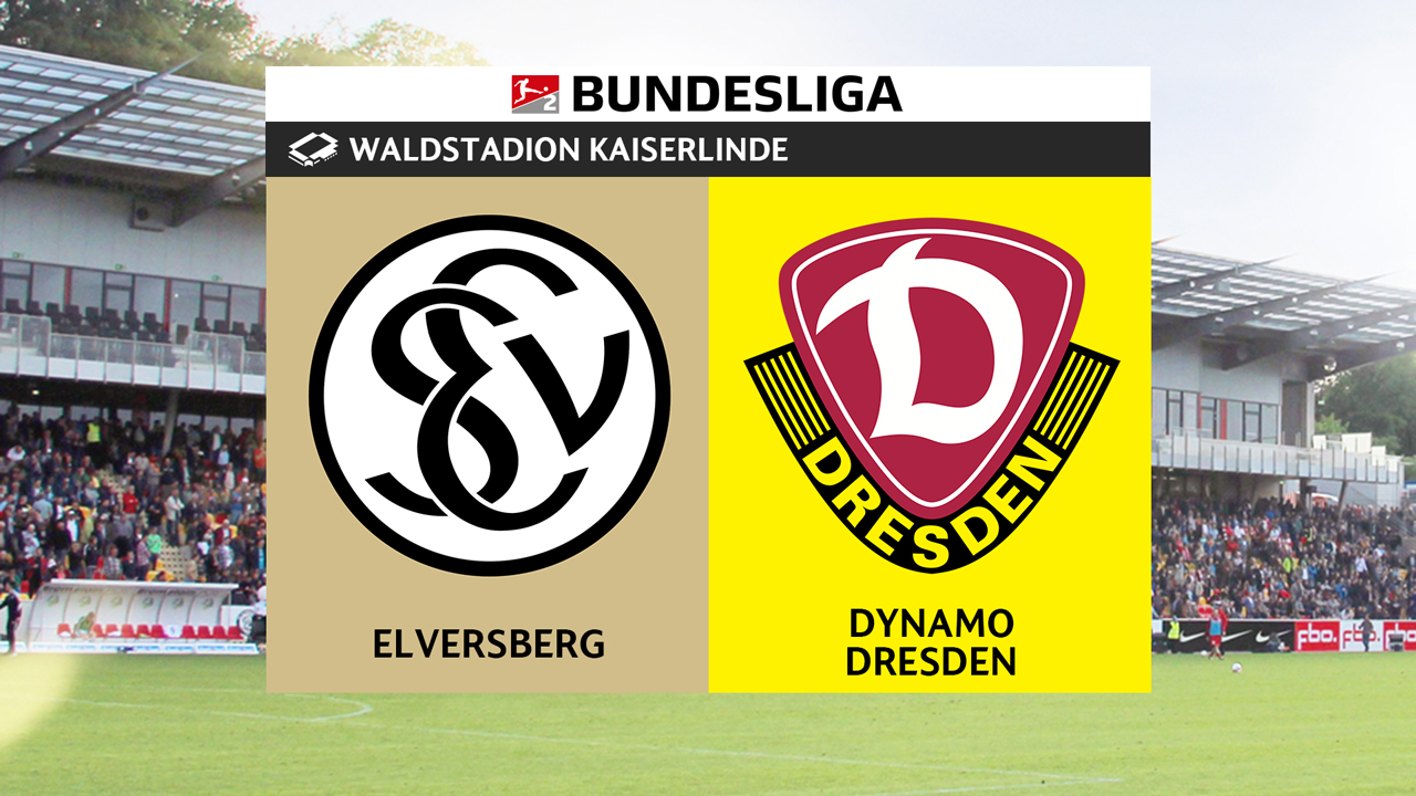 Elversberg vs Dynamo Dresden poster