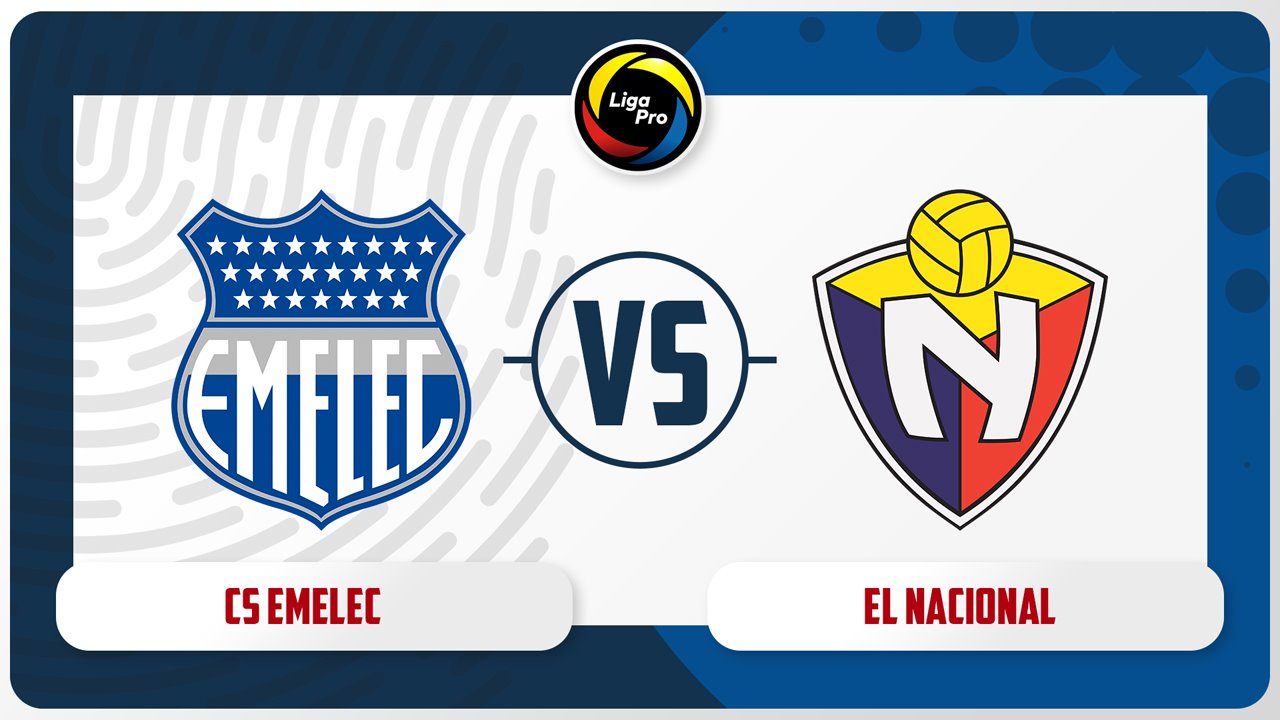 Emelec vs El Nacional poster