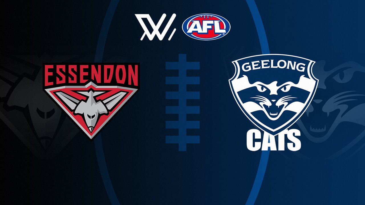 Essendon Bombers Women vs Geelong Cats Women poster