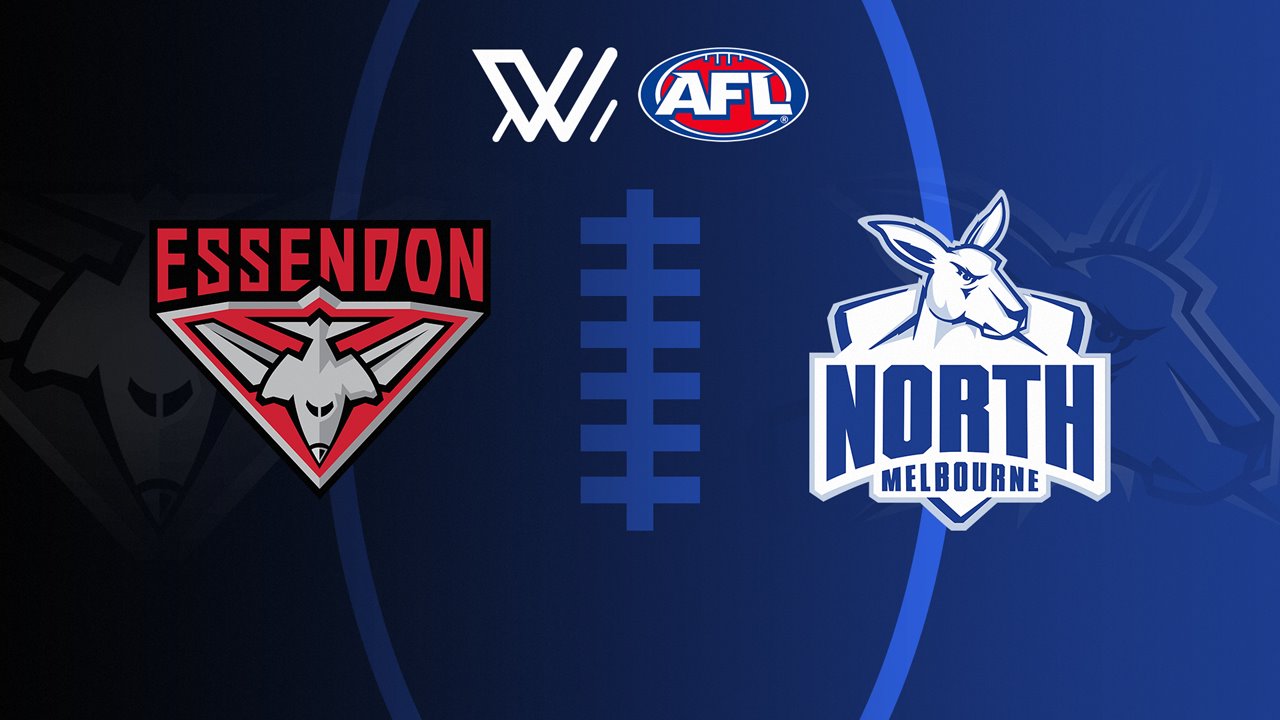 Essendon Bombers Women vs North Melbourne Kangaroos Women poster