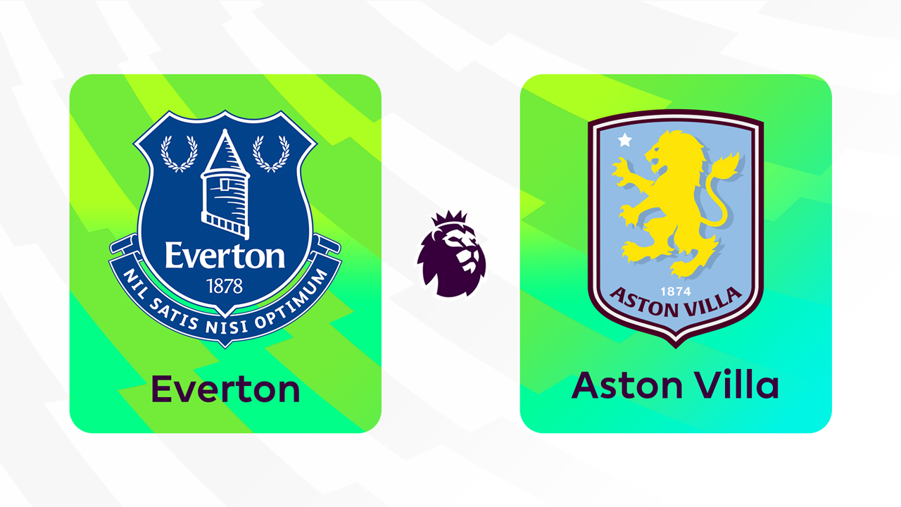 Everton vs Aston Villa poster