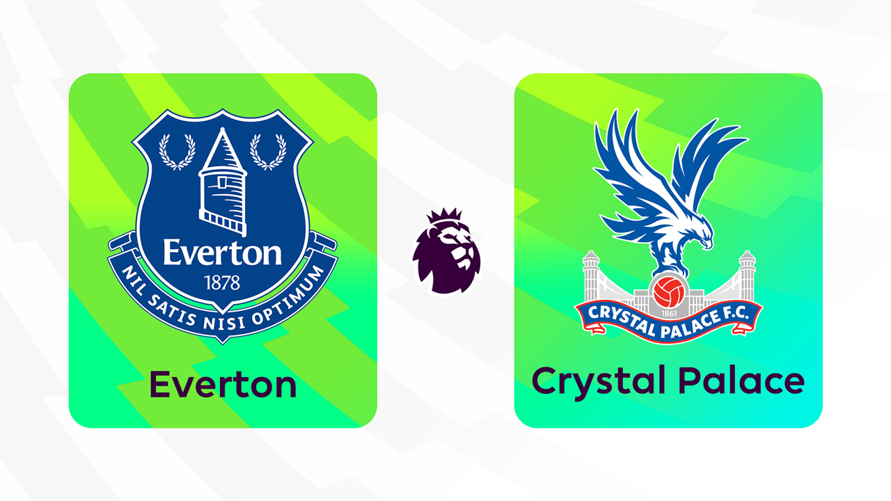 Everton vs Crystal Palace poster