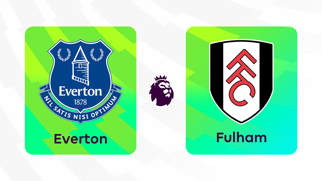 Everton vs Fulham poster