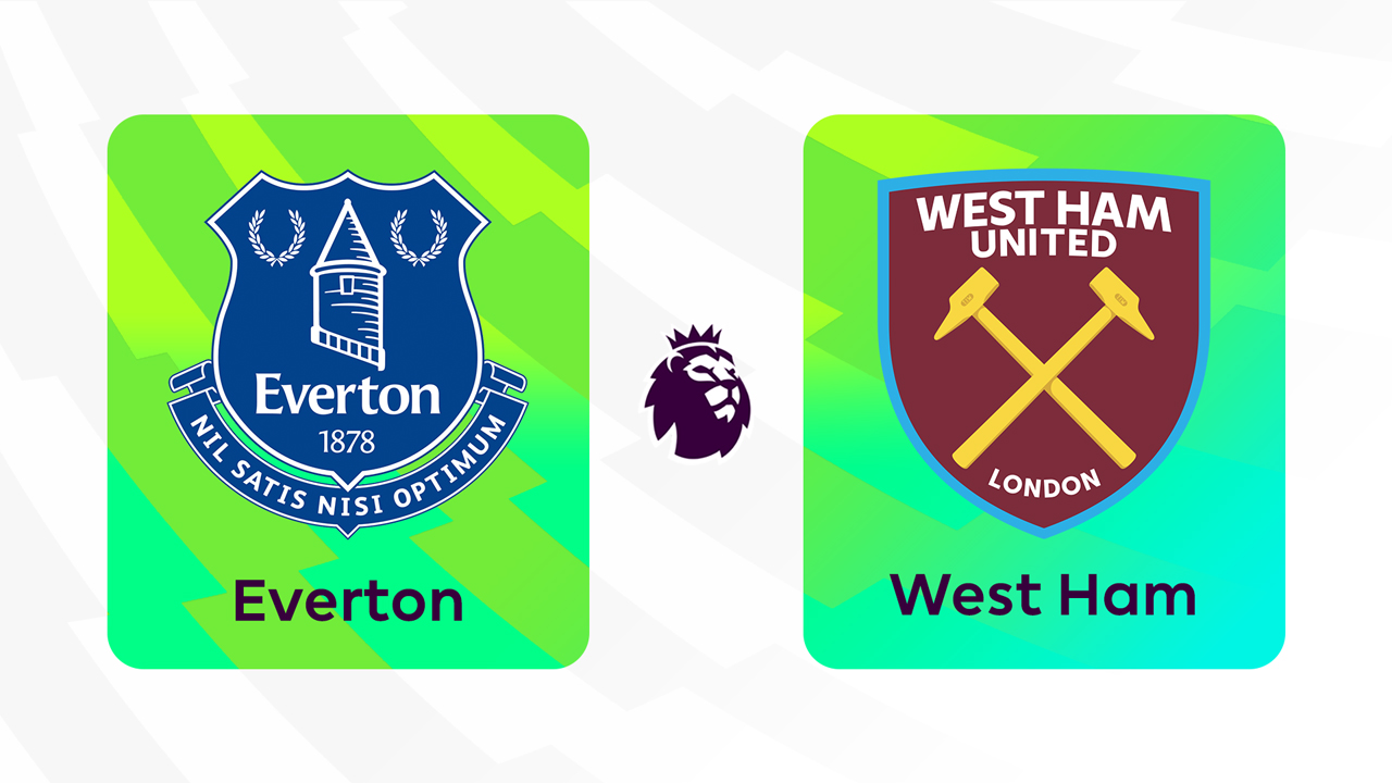 Everton vs West Ham United poster Everton vs West Ham United poster