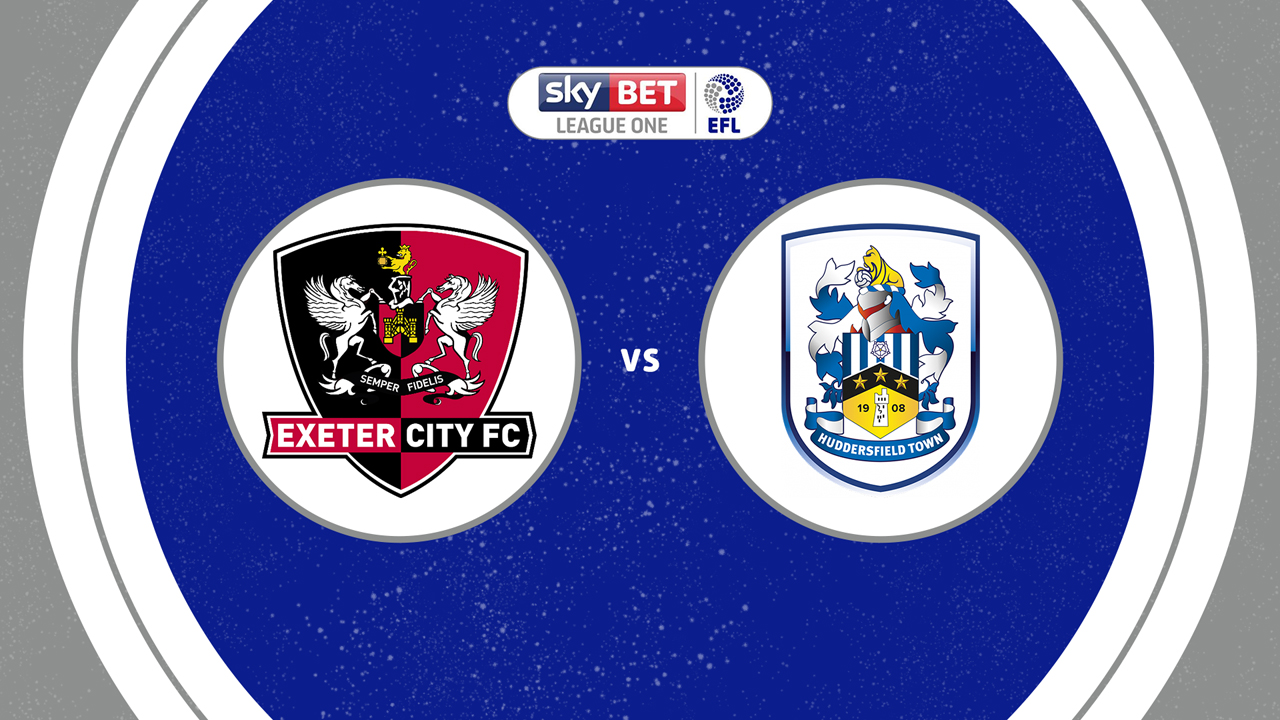 Exeter City vs Huddersfield Town poster