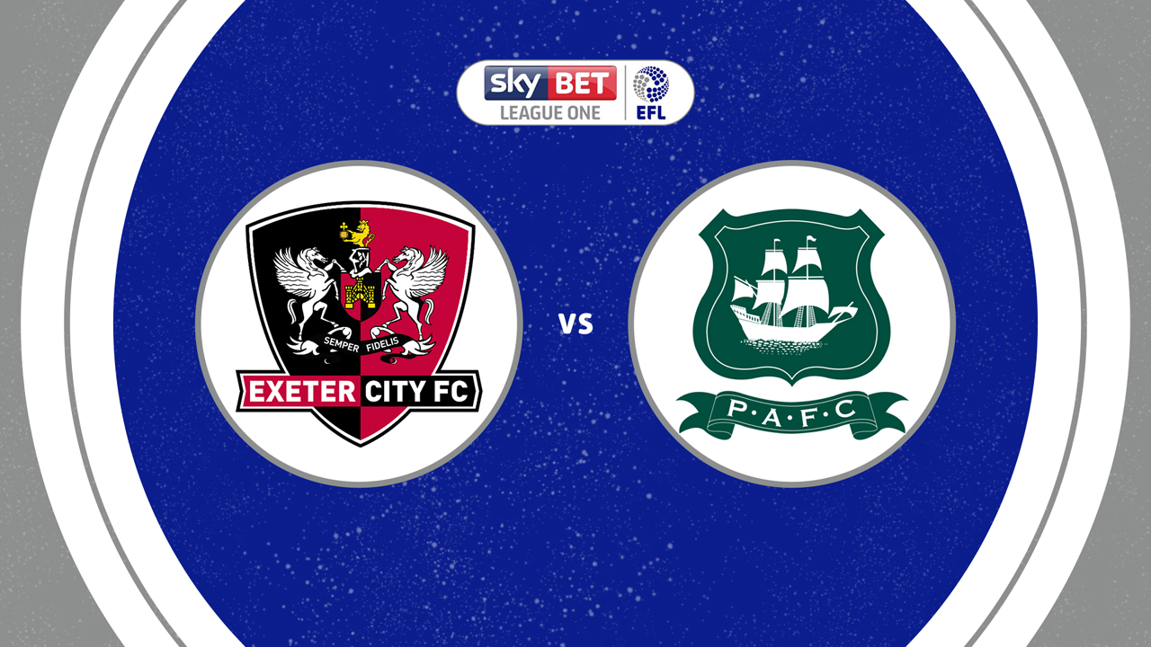 Exeter City vs Plymouth Argyle poster
