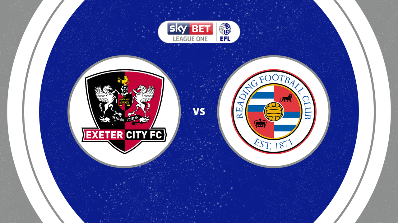 Exeter City vs Reading poster