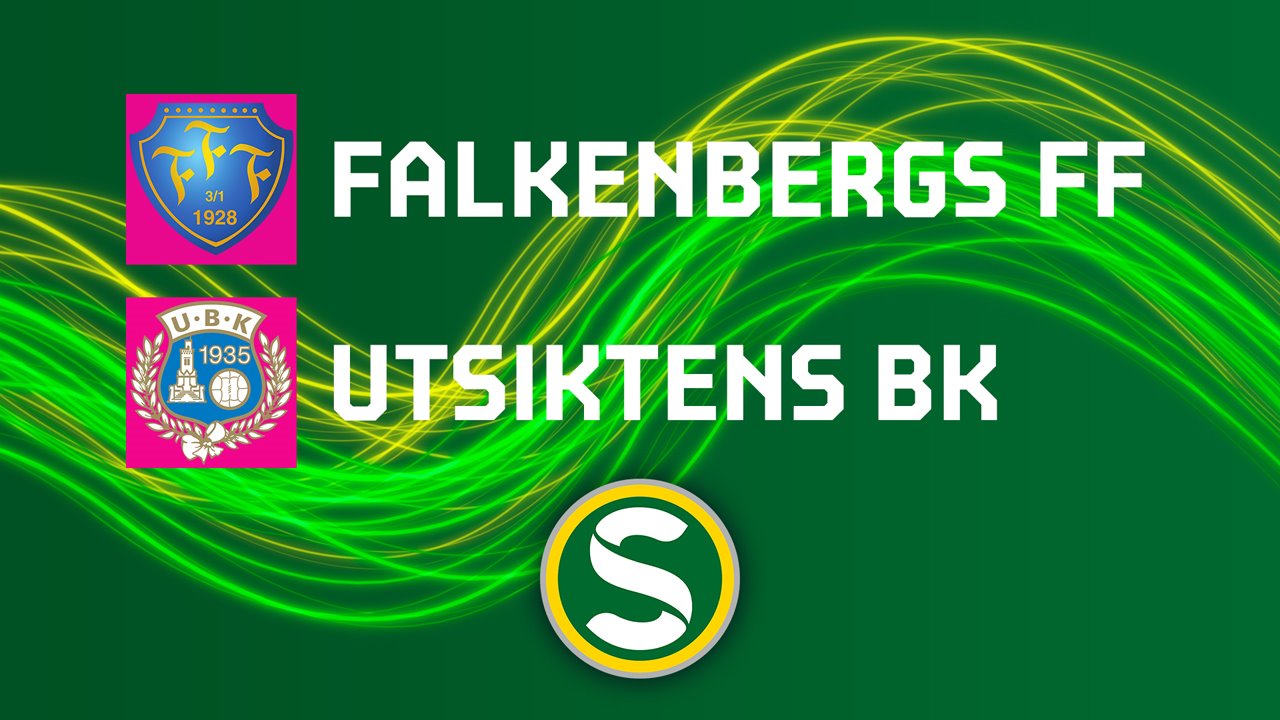 Falkenbergs FF vs Utsiktens BK poster