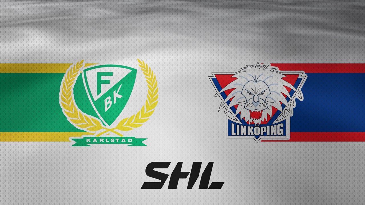 Färjestad BK vs Linköpings HC poster Färjestad BK vs Linköpings HC poster